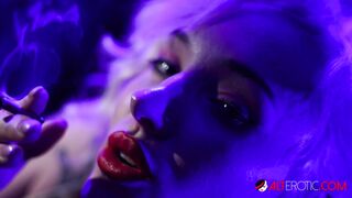 Kitty Quinn Smokes her Night away in Smoked out Blondie