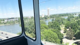 Risky Public Cable Car Blowjob - Naughty in the Sky / SallyDinosaur
