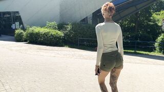 Risky Public Cable Car Blowjob - Naughty in the Sky / SallyDinosaur