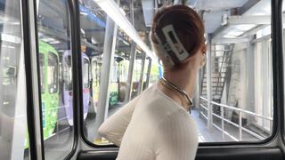 Risky Public Cable Car Blowjob - Naughty in the Sky / SallyDinosaur