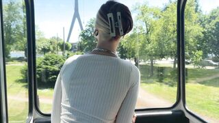 Risky Public Cable Car Blowjob - Naughty in the Sky / SallyDinosaur