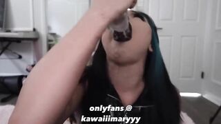 Goth Girl Giving Sloppy Deepthroat