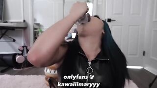 Goth Girl Giving Sloppy Deepthroat