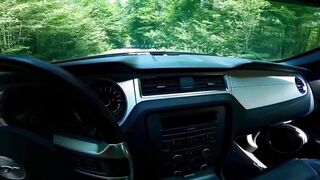 My Goth Stepsister Tricked Me! Squat Ride Big Dick for Huge Creampie Deep in the Woods
