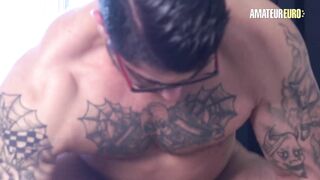 Curvy Slut has her Amateur Pussy Drilled Good by Muscled Stud - AMATEUR EURO