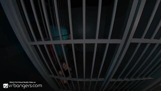 VR Bangers: two Sexy Asian Sluts Suck Huge Dicks in a Hardcore Jail Orgy Pt.1