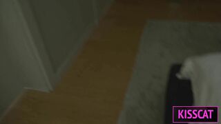 Step Mom can't Resist of Step Son's Big Cock in Share Bed — will she Notice when he Fuck Stepmommy?