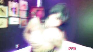 Horny Goth Angel Summer Offers her Pussy on POV Sex