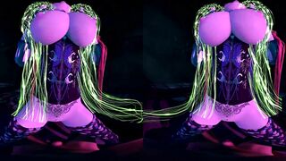 Cowgirl with Sexy Big Tits Vamp - Akiko - Motion Capture by Cuddle Mocap