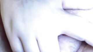 Goth Girl Shows off her Titties and then Fingers Herself!