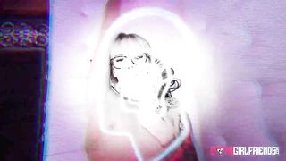 Blonde Goth Katee V Teases Big Dick to get the Sex she Desires