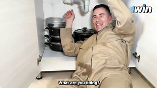 All Plumbers have Big Dicks so you have to Test Them. Andrea Castro & Jean Paul