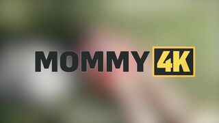 MOMMY4K. Horny Mommy is too Sneaky and used her Chance to Fuck a Young Cock Hard on the Grass