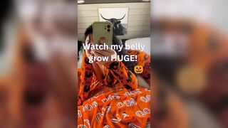 REAL Pregnancy! my Belly is a PUMPKIN!