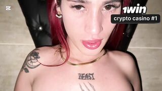 This little Submissive with Big Tits Loves to have her Ass Filled with Cum