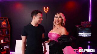 Inked Hottie Victoria Liu Asks Huge Dick as a Reward