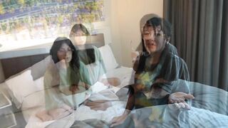 GF CHEATS with my Stepsis and they both Fuck me - Cami Strella x Effy