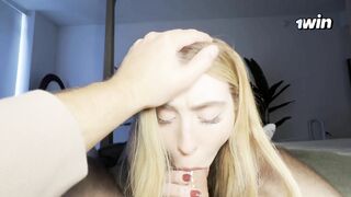 Morning Wood Sucked off by Beautiful Green Eyed Step Sis- Rosie Rider