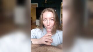 Sensual Blowjob and Swallow