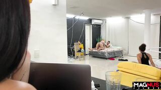 Extreme Squirting Orgasm with two Dicks - Free