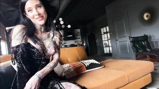 Freaky Goth Step Sis & the Halloween Party - Awlivv - Family Therapy - Alex Adams