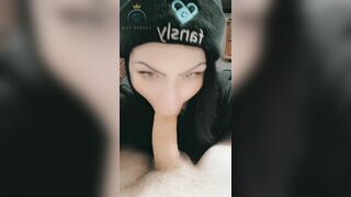 BLOWJOB WITH MOUTHFUL OF CUM