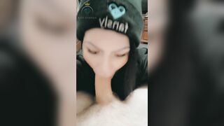 BLOWJOB WITH MOUTHFUL OF CUM
