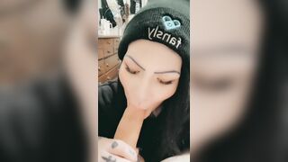 BLOWJOB WITH MOUTHFUL OF CUM