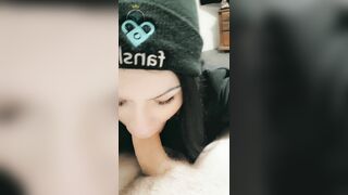 BLOWJOB WITH MOUTHFUL OF CUM
