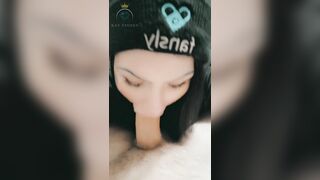 BLOWJOB WITH MOUTHFUL OF CUM