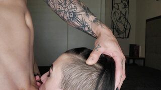 Giving a Sloppy BJ and Swallowing my Reward