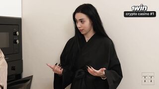 I`LL MAKE HER SUCK HIS DICK FOR DRINKING ALL THE COFFE! 4K HD Tim Team
