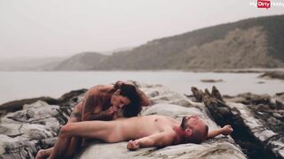 German Amateur Couple Enjoy Sensual Fuck Outdoors at the Beach - MyDirtyHobby German Amateur Sex