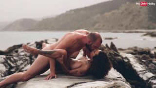 German Amateur Couple Enjoy Sensual Fuck Outdoors at the Beach - MyDirtyHobby German Amateur Sex
