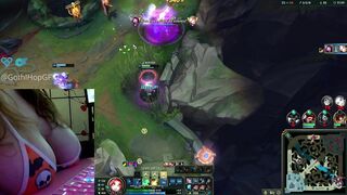Neeko Support Deepthroats Dildo and Plays with herself in Lane