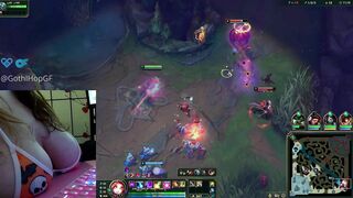 Neeko Support Deepthroats Dildo and Plays with herself in Lane