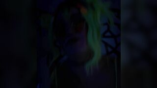 Duo Gets her Deep Throat Tight Pussy and HUGE TITS FUCKED - COSPLAY - little Puck