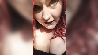 This Horny Witch can't Stop Cumming in my Red Fishnets, CUM WITH ME!!!