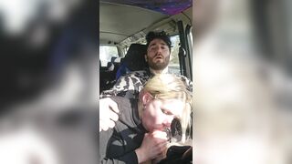 Car BJ Happy Tasty Cum in Mouth