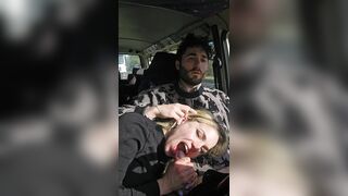 Car BJ Happy Tasty Cum in Mouth