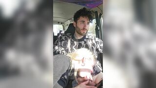 Car BJ Happy Tasty Cum in Mouth