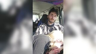 Car BJ Happy Tasty Cum in Mouth