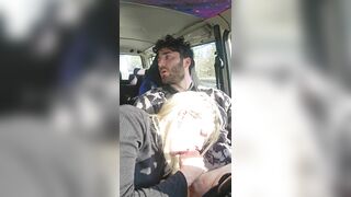 Car BJ Happy Tasty Cum in Mouth