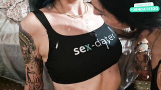 Influencer Fake Photoshoot Ends with Lots of Squirt and a Huge Load of Cum ENG Subs - SEX-DATER