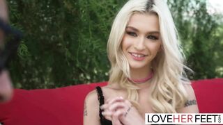 Petite Blondie Emma Rosie Worshipped and Fucked after