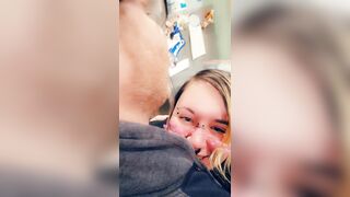 Goth Girl Gets Caught Flashing Boobs by Daddy