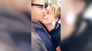 Goth Girl Gets Caught Flashing Boobs by Daddy