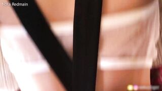 My first Anal - Schoolgirl Nora Redmain Fucked in all Holes and got Anal Creampie for Reward FULL