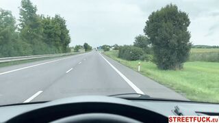 STREETFUCK INCREDIBLE SCREAMING SHAKING ORGASMS - Michaela Isizzu Cum Runs down her Face