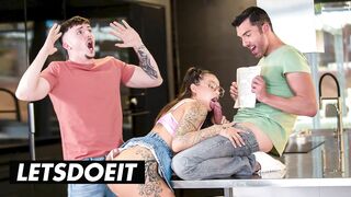 Cum Hungry MILF Gets her Cunt Drilled by Young Studs - LATINA MILF